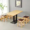Nuevas mesas y sillas de comedor para restaurantes comerciales, taburetes para tiendas de fideos, juegos para desayunos, hot pot picante, té de leche y tiendas de snacks