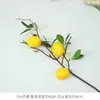 Vaso Cerámico Realista de Alta Calidad Le Youyi con 3 Limones y Carambolas para Sala de Estar, Entrada del Hogar, Decoración de Mesa