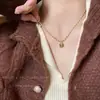 Colar Camadas com Contas de Pedra Olho de Tigre Melard para Mulheres, Vintage, Luxo Leve, Corrente para Suéter de Alta Qualidade, Novo Acessório 2026