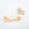 Calcetines para niños, lindos calcetines de encaje japonés, calcetines de malla de cristal transparente de seda, calcetines de cristal para niñas, calcetines de bebé al por mayor