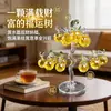 Artesanías de Árbol de Manzana de Cristal de Stock Listo del Fabricante, Regalos de Inauguración de Casa, Decoraciones para el Hogar, Adornos para Mejorar la Fortuna, Árbol Auspicioso de Cristal