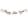 Banderas colgantes de la popular serie de Año Nuevo de Amazon, HappyNewYear, suministros para el diseño de lugares de celebración de Año Nuevo.