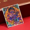 Dzambala Negro pintado tibetano pintura Thangka pintada a mano lienzo central impresión microchorro Thangka cultural y creativo Zakiralam al por mayor