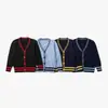Procesamiento de Suéteres Personalizado Abrigo para Coro Infantil Uniforme JK Japonés Uniforme Escolar Cárdigan de Punto Estilo Académico Cuello en V Algodón