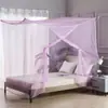 Mosquitero para Uso Doméstico, 1.5m de Ancho, Estilo Tradicional Rural, Cama Doble, 1.8m de Ancho, De Pie, Malla Densa, Puerta Única
