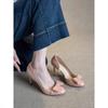 2026 Nuevos Zapatos de Tacón Alto Stiletto Cortados de Lado Estilo Francés con Lazo Estilo Hada, Zapatos de Noche Versátiles y Elegantes de Boca Baja para Verano
