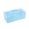 Caja de Almacenamiento Portátil para Pinceles de Caligrafía Herramientas para Pintura China Artística Caja de Almacenamiento de Gran Capacidad Caja de Plástico Transparente Macaron