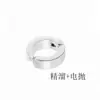 Clips para Orejas Redondos de Acero Inoxidable Estilo Coreano Transfronterizos No Perforados Clips para Hélice de Oreja Personalizados para Hombres y Mujeres Hebillas para Oreja de Acero de Titanio Aretes Joyería Estilo