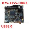 Nova placa-mã B75 soquete 1155 para computador de mesa suporta 3470 peças móveis kit para jogo dnf DDR3H61