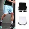 Shorts casuales de verano para hombre, marca de moda con diseño color block, patchwork simple, corte recto holgado, shorts deportivos de cinco puntos fluidos