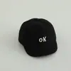 Gorra de Béisbol de Pana para Bebé de Primavera y Otoño Letra Bordada Ok Gorra Cálida con Visera Gorra Infantil de Calle Japonesa Transfronteriza