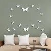 JM360 Mariposa Acrílica Sala de Estar Moderna Simple Pared de Fondo Pared del Sofá Decoración Pegatina de Pared Decoración Creativa DIY