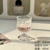 Mini Taça, Vidro Criativo Retrô Gravado, Taça para Vinho de Fruta, Taça Alta para Vinho Doce, Pequena Taça de Vinho Exquisita, Boa Aparência