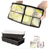 Bandeja de Hielo para Whisky de Venta Caliente Transfronteriza Caja de Hielo Cuadrada Creativa de 68 Cubos de Hielo Fácil de Sacar Película con Tapa de Silicona Cubo de Hielo Grande