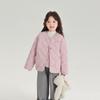 Traje de Chaleco Interior para Niñas Momojia Ropa Escolar Ligera para Niños Abrigo Corto Cálido de Algodón Calentador
