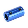 Acoplamiento Rígido de Aleación de Aluminio 3 4 5 6 7 8mm Diámetro de Eje de Motor Conector Reductor Extensión Adaptador Fijo