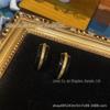 Ocidental medieval Vintage de corpo inteiro esmalte de cobre gota de óleo ouro preto brinco anel pino de orelha all-match diário comutar retro 1