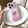 Estojo pequeno de jade xadrez de estrelas e pontos adequado para iPhone 18, Apple 16 Pro Max, 17 cartoon, 15 novo modelo