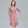 Vestido de Talla Grande para Madres y Suegras, Vestido de Banquete para Mujeres, Cheongsam Mejorado de Primavera Ajustado, Nuevo Modelo de Primavera al por Mayor