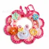 Bufanda para Mascotas Gato Perro Lindo Cuello Tejido Múltiples Dibujos Animados Calentador de Cuello Anti-Ahogo Ropa para Perros