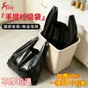 Sacos de lixo extra-grossos para uso doméstico, tamanho grande, espessados, estilo sacola, sacos plásticos pretos descartáveis para cozinha