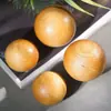 Pelota de Salud de Ciprés Juguete de Madera Pelota Sólida Pelota de Fitness Masajeador de Manos para Adultos Mayores Balonmano