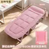 Cama plegable para uso doméstico, sillón reclinable para siestas, sillón reclinable plegable portátil para oficina, cama de campaña militar simple plegable para una persona para exteriores