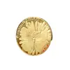 Atacado de fábrica desenho animado fada do dente moeda de ouro moeda comemorativa banhada a ouro presente para troca de dente infantil moeda medalha da fada do dente