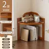 Estante de almacenamiento de escritorio, estantería de múltiples niveles, organizador de escritorio, organizador de escritorio pequeño y simple para estudiantes, estante de esquina