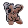 Adesivos de Tecido com Letras de Desenho Animado Roupas Infantis Sapatos e Chapéus Adesivos Bordados de Animais 26 Meias Inglesas Adesivos Decorativos Bordados