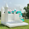 Exportación Transfronteriza de Castillos Blancos de Boda, Trampolines, Toboganes, Espacios Inflables para Fiestas de Cumpleaños Infantiles, Disponibles en Múltiples Colores