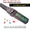 Detector de metal portátil detector de metal testador de segurança carregador