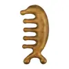 Pente de Sândalo Sintético, Pente Massageador Plástico Pequeno em Formato de Golfinho, Pente de Meridianos Gua Sha para Cabeça e Pescoço, Novo Modelo para Uso Doméstico