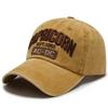 Gorra de verano para hombre, estilo coreano, con visera, de marca de moda para mujer, gorra de béisbol retro lavada y desgastada de verano para mujer