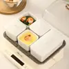 Cuenco de cerámica para cocinar al vapor con tapa, apto para alimentos, adecuado para comida de bebé, cocinar huevos al vapor, flan de huevo al vapor, verduras al vapor y para usar en vaporeras eléctricas