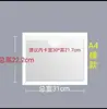 Bolsa de Etiqueta Autoadhesiva de PVC Material Autoadhesivo Portatarjetas Funda de Etiqueta Transparente Almacén A4 Bolsa de Tarjeta de Identificación de Plástico
