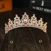 Acessórios de Cabelo Tiara de Coroa Exquisita para Meninas, Mesmo Estilo da Linda Modelo Jiajia, Coroa Brilhante de Strass Princesa, Adorno de Cabeça Estilo Barroco