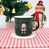 Taza de Cerámica de Papá Noel Personalizada Taza de Recuerdo para Evento Navideño de Negocios para el Hogar para Desayuno Leche