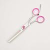 Tijeras de peluquería tijeras de peluquería tijeras para cabello fino tijeras para puntas tijeras para flequillo Boca de pez antiarañazos tijeras de barbero