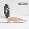 Lazo de regalo de color sólido de 1 cm flor decorativa para envolver material para ramos de cinta de satén venta al por mayor