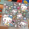 Pijama Gatinho Crayon Shin-chan Adesivos de Desenho Animado Fofo DIY Transparente Capa de Celular Tablet Guka Adesivos Decorativos