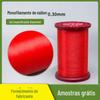 Os fabricantes fornecem uma variedade de linhas de pesca coloridas grossas e finas 0,30 mm de nylon para roupas vermelhas brilhantes