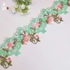 Exquisito Encaje Multicor Soluble en Agua Estilo Étnico Encaje de Flor Hueca Accesorios Nuevo Estilo Chino Tela Bordada de Poliéster Mayoreo