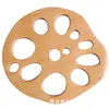 Posavasos para Tazas de Agua de Restaurante, Posavasos de Madera Maciza para Tazas de Café Comerciales, Posavasos para Platos y Tazones, Posavasos Creativos de Madera para Ceremonia del Té, Rodaja de Raíz de Loto, Aislantes de Calor