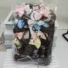 Presilhas de Cabelo Trançadas com Laço para Crianças, Pentes de Princesa, Acessórios de Cabelo para Apresentações de Bebês, Atacado de Lojas de Dólar