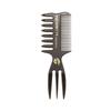 Pente de óleo retrô para pentear cabelo de fábrica atacado pente de estilizar pente de dente grosso pente de cabelo masculino pente de costas grande de dupla face