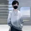 Sudadera de Manga Larga para Niños Genius Whale Tie-Dye Estampado de Letras Nuevo Estilosa para Niños Mayores Primavera y Otoño