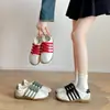 Zapatos Deportivos Casuales de Moda para Mujer Estilo Nuevo Tacón Oculto 2026 Otoño Zapatos de Plataforma con Velcro Zapatos de Entrenamiento Alemanes Suela Suave Zapatos Blancos