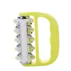 Masajeador corporal de plástico, masajeador manual para cara, espalda, cintura y piernas, rueda de masaje de plástico, cuerpo de plástico