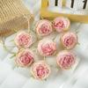 A2 Brotes de Flor de Rosa y Peonía Simuladas DIY para Decoración de Boda, Ramillete Hecho a Mano, Caja de Regalo con Flores